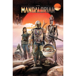 Star Wars: The Mandalorian plagát Pack Group 61 x 91 cm (5)